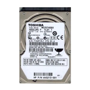 MK2576GSX - Toshiba 250GB 5400RPM SATA 3Gb/s 8MB Cache 2.5-Inch Hard Drive
