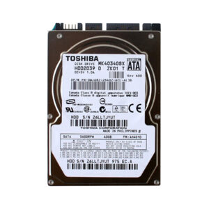 MK4034GSX - Toshiba 40GB 5400RPM SATA 1.5Gb/s 8MB Cache 2.5-Inch Hard Drive
