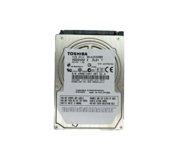 MK4055GSX - Toshiba 400GB 5400RPM SATA 3Gb/s 8MB Cache 2.5-Inch