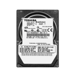 MK6034GAX - Toshiba 60GB 5400RPM IDE Ultra ATA/100 (ATA-6) 8MB Cache 2.5-Inch Hard Drive