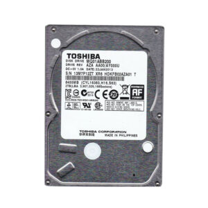 MQ01ABB200 - Toshiba 2TB 5400RPM SATA 3Gb/s 8MB Cache 2.5-Inch Hard Drive