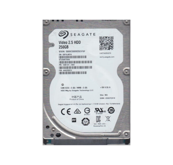 ST250VT000 - Seagate 250GB 5400RPM SATA 6Gb/s 16MB Cache (512) 2.5-Inch Hard Drive