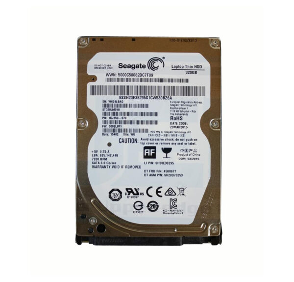 ST320LM010 - Seagate Laptop THIN HDD 320GB 7200RPM 2.5-inch 7MM 32MB Cache SATA 6Gb/s Hard Drive