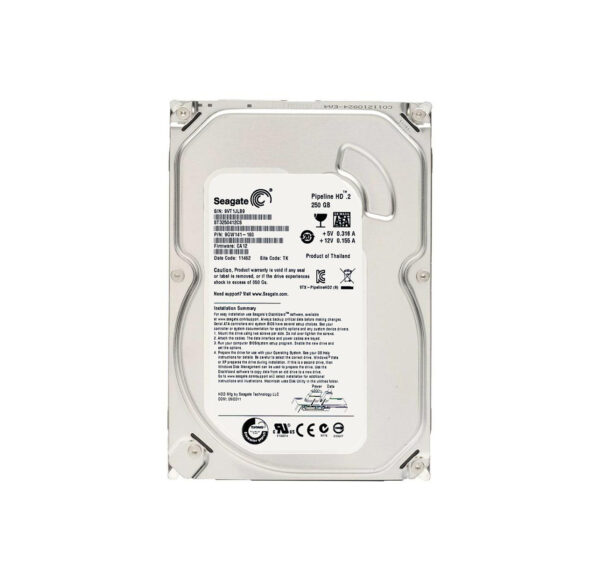 ST3250412CS - Seagate Pipeline HD.2 250GB 5900RPM SATA 3Gb/s 16MB Cache 3.5-inch Hard Drive