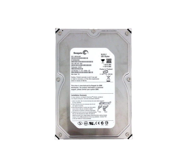 ST3250624NS - Seagate NL35.2 Series 250GB 7200RPM SATA 3Gb/s 16MB Cache (CE) 3.5-Inch Hard Drive
