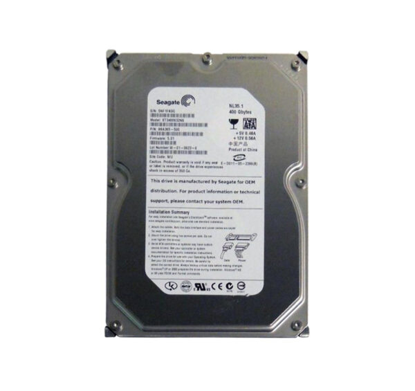 ST3400632NS - Seagate NL35 400GB SATA 1.5Gb/s 7200RPM 16MB Cache 3.5-inch Hard Drive