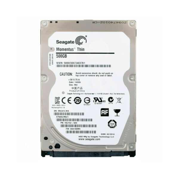 ST500LM021 - Seagate Laptop Thin 500GB 7200RPM SATA 6Gb/s 32MB Cache (512) 2.5-Inch Hard Drive