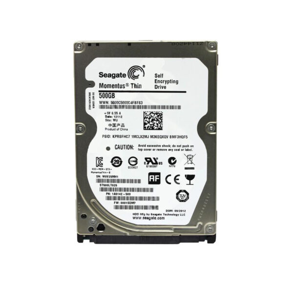 ST500LT025 - Seagate Momentus Thin 500GB 5400RPM SATA 3Gb/s 16MB Cache (SED) (CE) 2.5-Inch Hard Drive