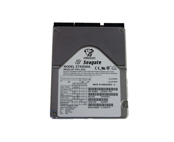 ST52520A - Seagate Medalist Pro 2520 2.5GB 5400RPM IDE Ultra ATA/33 (ATA-4) 128KB Cache (CE) 3.5-Inch Hard Drive
