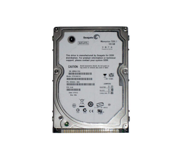 ST910021A - Seagate Momentus 100GB 7200RPM IDE Ultra ATA/100 (ATA-6) 8MB Cache 2.5-Inch 9.5 MM Hard Drive