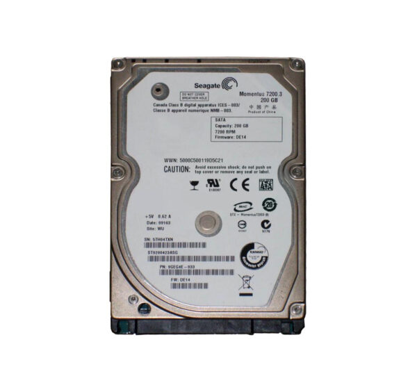 ST9200423ASG - Seagate Momentus 7200.3 200GB 7200RPM SATA 3Gb/s 16MB Cache 2.5-Inch Hard Drive