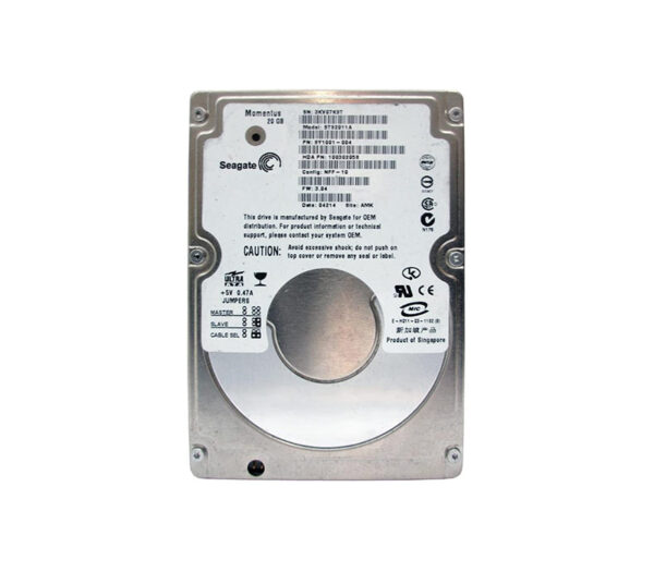 ST92011A - Seagate 20GB 5400RPM IDE Ultra ATA/100 (ATA-6) 2MB Cache 2.5-Inch Hard Drive