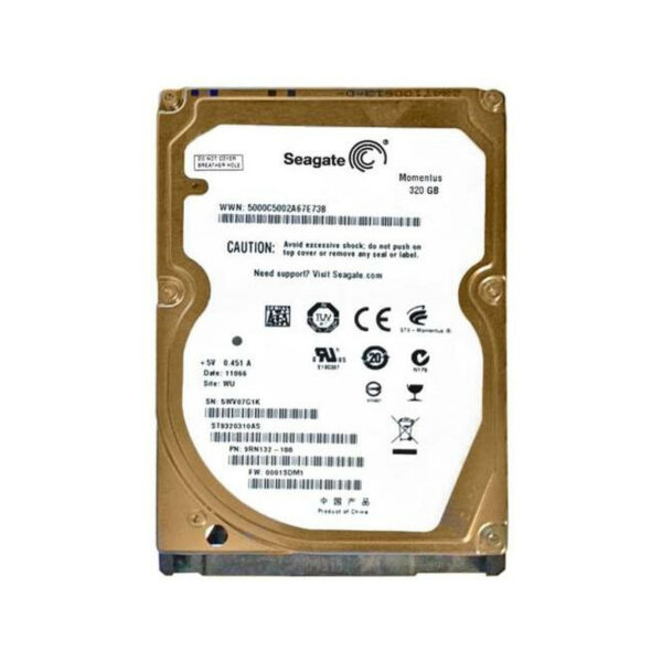 ST9320322AS - Seagate Momentus 5400.3 320GB SATA 3Gb/s 5400RPM 8MB Cache Hot Swappable 2.5-inch Hard Drive