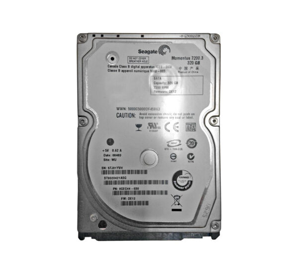 ST9320421ASG - Seagate Momentus 7200.3 Series 320GB 7200RPM SATA 3Gb/s NCQ 16MB Cache (CE) 2.5-Inch Hard Drive