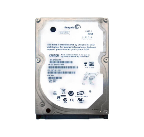 ST9402115AS - Seagate LD25 40GB 5400RPM SATA 1.5Gb/s 2MB Cache 2.5-Inch Hard Drive