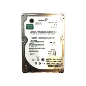 ST940815A - Seagate Momentus 5400.3 40GB 5400RPM IDE Ultra ATA/100 (ATA-6) 8MB Cache 2.5-Inch Hard Drive