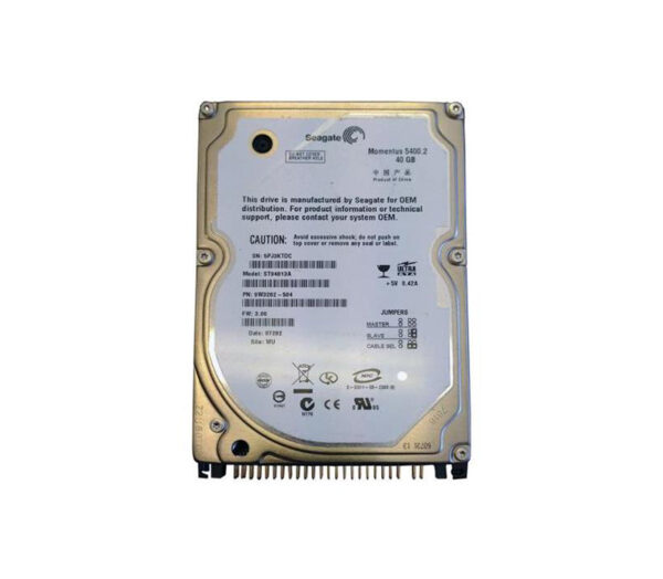 ST94813A - Seagate Momentus 5400.2 40GB 5400RPM IDE Ultra ATA/100 (ATA-6) 8MB Cache 2.5-Inch Hard Drive