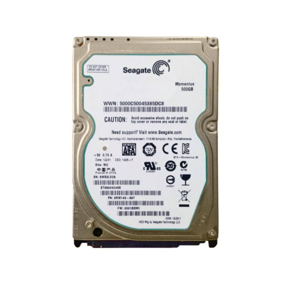 ST9500424AS - Seagate Momentus 500GB 7200RPM SATA 16MB Cache 2.5-Inch Hard Drive