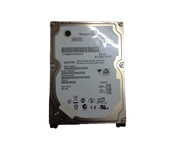 ST96023A - Seagate Momentus 60GB 7200RPM IDE Ultra ATA/100 (ATA-6) 8MB 2.5-Inch Cache Hard Drive