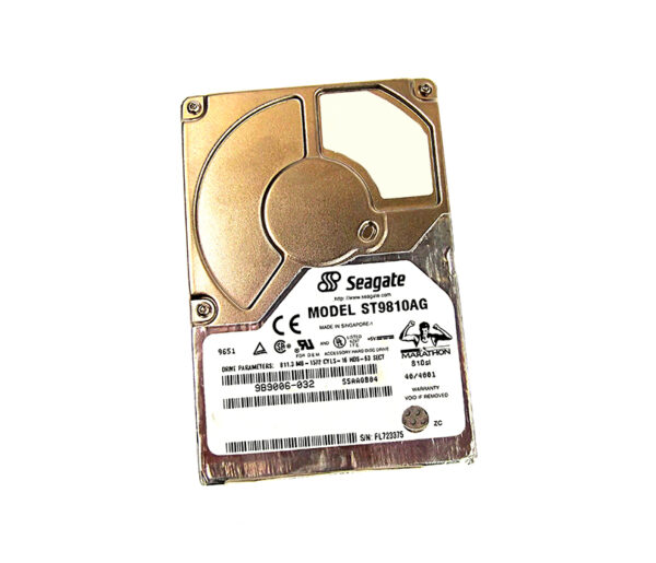 ST9810AG - Seagate 811MB 4000RPM IDE/ATA 120KB Cache 2.5-Inch Hard Drive