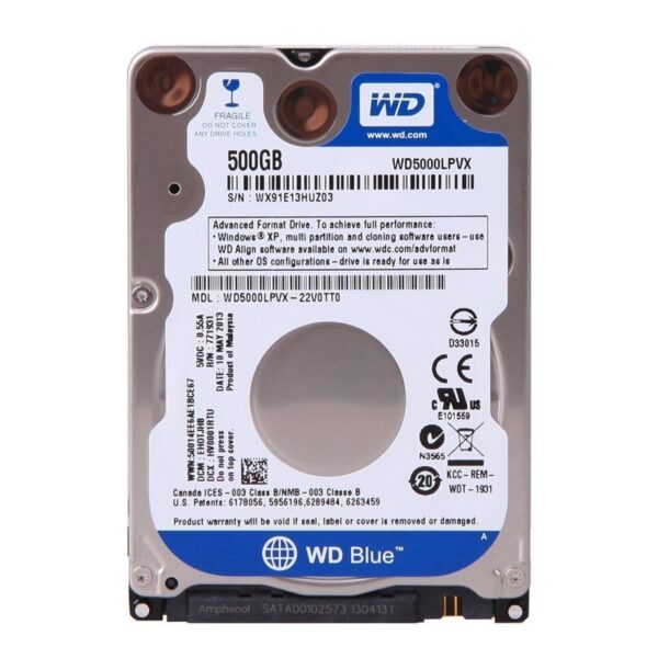 WD2500LPVX - Western Digital Blue 250GB 5400RPM SATA 6Gb/s 8MB Cache 2.5-inch Hard Drive