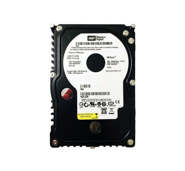 WMANS1729962 - Western Digital Raptor 80GB 10000RPM SATA 3Gb/s 16MB Cache 3.5-Inch Hard Drive