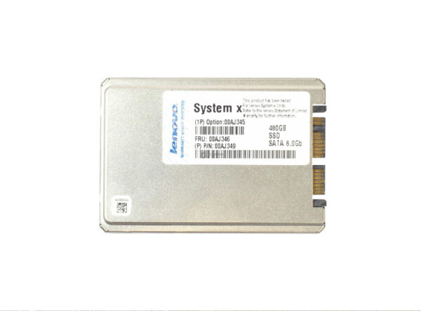 00AJ346 - IBM 480GB Multi-Level Cell SATA 6Gb/s Hot-Swappable 1.8-Inch Solid State Drive