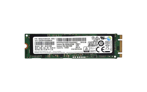 00JT008 - Lenovo 128GB Triple-Level Cell SATA 6Gb/s M.2 2280 Solid State Drive for Lenovo Notebook