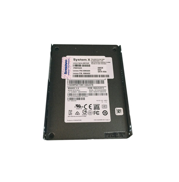 00NA692 - IBM 480GB Multi-Level Cell SATA 6Gb/s 2.5-Inch Solid State Drive