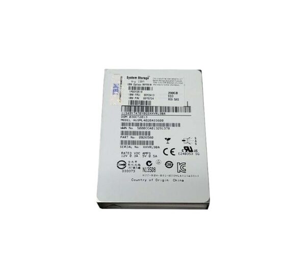 00Y2413 - IBM 200GB Multi-Level Cell SAS 6Gb/s 2.5-Inch Solid State Drive for Storwize V3700