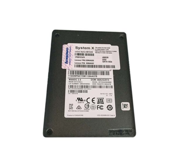 00YC529 - Lenovo 120GB SATA Hot Swappable 2.5-Inch Solid State Drive
