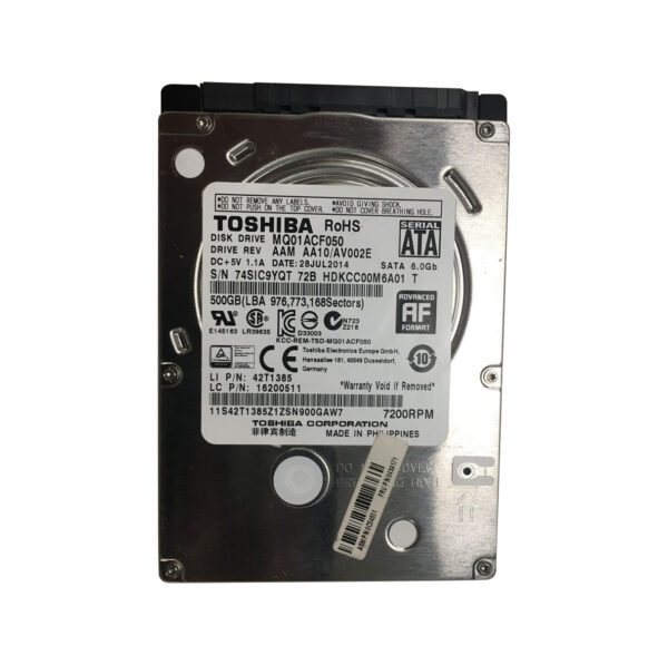 04X4171 - Lenovo 500GB 7200RPM SATA 6Gb/s 16MB Cache 2.5-Inch Hard Drive
