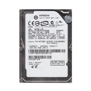 0A54883 - Hitachi Travelstar 5K250 Series 120GB 5400RPM SATA 1.5Gb/s 8MB Cache 7-Pin 2.5-inch Hard Drive