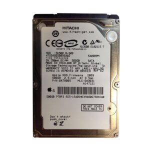 0A78005 - Hitachi Travelstar 5K500.B Series 500GB 5400RPM SATA 1.5Gb/s 8MB Cache 2.5-Inch Hard Drive