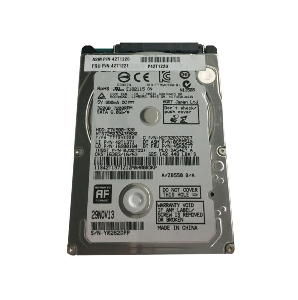 0C55540 - Lenovo 320GB 7200RPM SATA 6Gb/s 32MB Cache 2.5-Inch Hard Drive