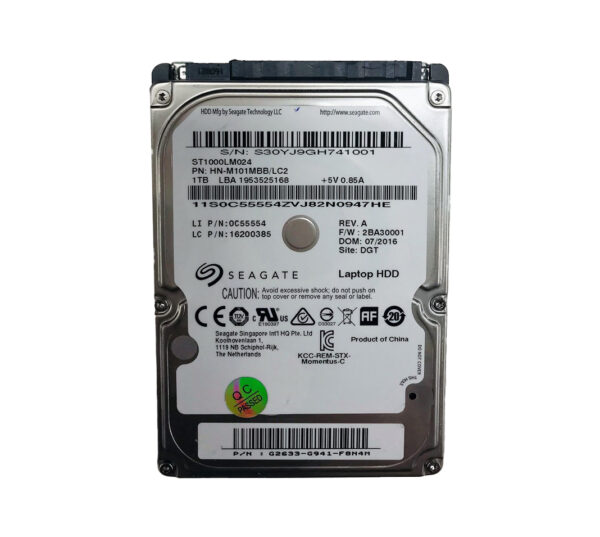 0C55554 - Lenovo 1TB 5400RPM SATA 3Gb/s 8MB Cache 2.5-Inch Hard Drive