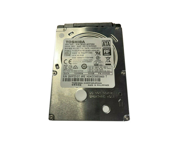 0C7F2G - Dell 500GB 7200RPM SATA 6Gb/s 16MB Cache 2.5-Inch Hard Drive