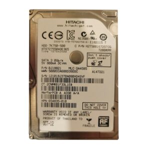 0J18821 - HGST Travelstar 7K750 Series 500GB 7200RPM SATA 3Gb/s 16MB Cache 512e (TCG Opal Encryption) 2.5-inch Hard Drive