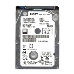 0J23395 - HGST CinemaStar Z5K500 Series 500GB 5400RPM SATA 3Gb/s 8MB Cache (512e) (CE) 2.5-inch Hard Drive