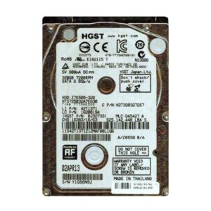0J32733 - HGST Travelstar Z7K500 Series 320GB 7200RPM SATA 6Gb/s 32MB Cache (512e) 2.5-inch Hard Drive