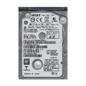 0J36465 - HGST Travelstar Z7K500 Series 500GB 7200RPM SATA 6Gb/s 32MB Cache (512e) (TCG Opal Encryption) 2.5-inch Hard Drive
