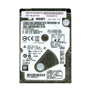 0J38745 - HGST Travelstar Z7K500 Series 500GB 7200RPM SATA 6Gb/s 32MB Cache (512e) 2.5-inch Hard Drive