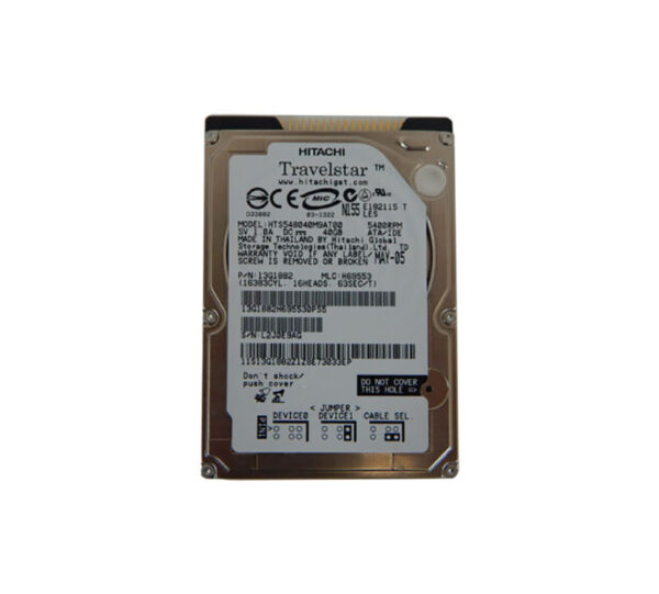 13G1882 - IBM 40GB 5400RPM IDE Ultra ATA/100 (ATA-6) 16MB Cache 2.5-Inch Hard Drive