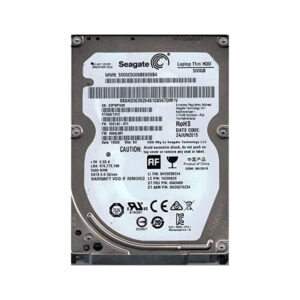 1DG142-071 - Seagate Laptop Thin 500GB 5400RPM SATA 3Gb/s 16MB Cache 2.5-Inch Hard Drive