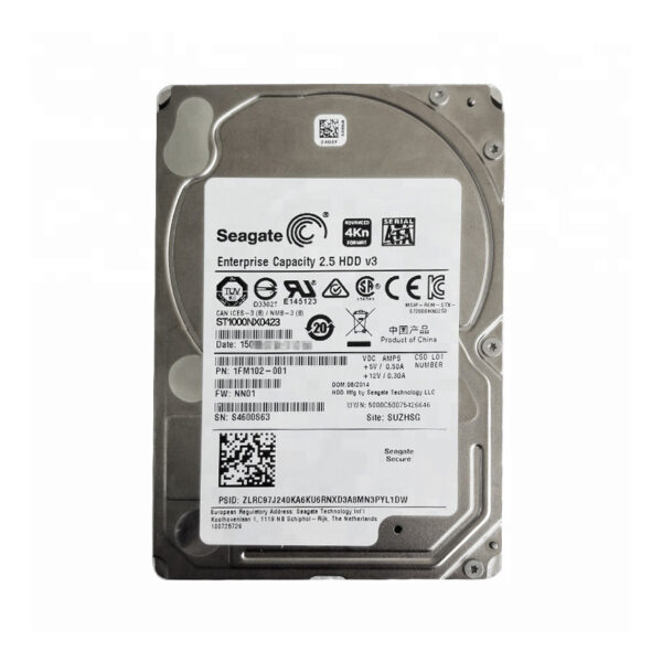 1FM102-001 - Seagate Enterprise Capacity V.3 2TB 7200RPM SATA 6Gb/s 128MB Cache (4Kn) 2.5-Inch Hard Drive