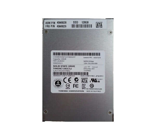 45N7978 - Lenovo 128GB Multi-Level Cell SATA 3Gb/s 2.5-Inch Solid State Drive