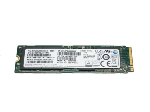 X2E90AA#ABA - HP 1TB PCI Express X4 M2 2280 Solid State Drive for EliteBook 1050 G1