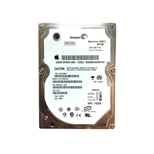 9W3234-040 - Seagate Momentus 5400.2 Series 100GB 5400RPM IDE Ultra ATA/100 (ATA-6) 8MB Cache (RoHS) 2.5-Inch Hard Drive