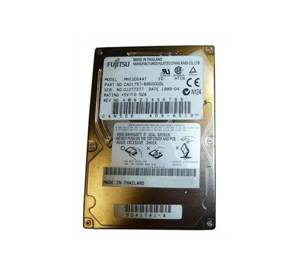 CA01757-B86000DL - Fujitsu 6GB 4200RPM ATA-33 2.5-inch Hard Drive