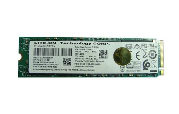 CA3-8D256 - Lite-On CA3 Series 256GB Multi-Level Cell PCI Express 3.0 x4 NVMe M.2 2280 Solid State Drive